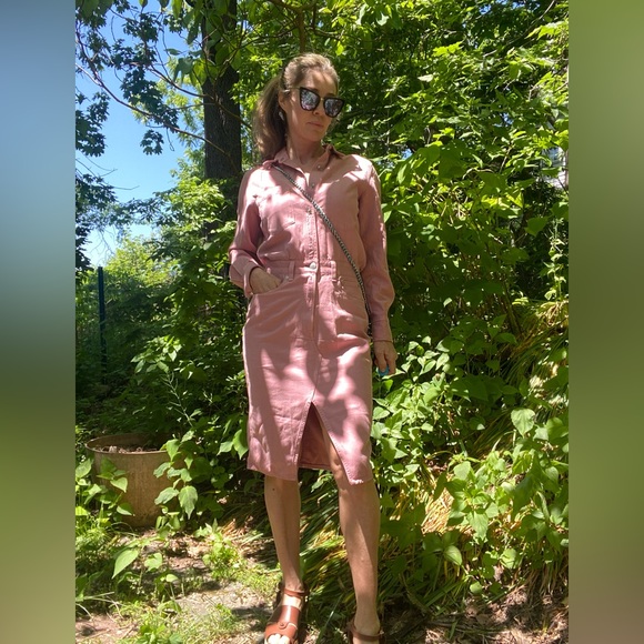 RAG & BONE All in One denim dress Sz M - Picture 9 of 15